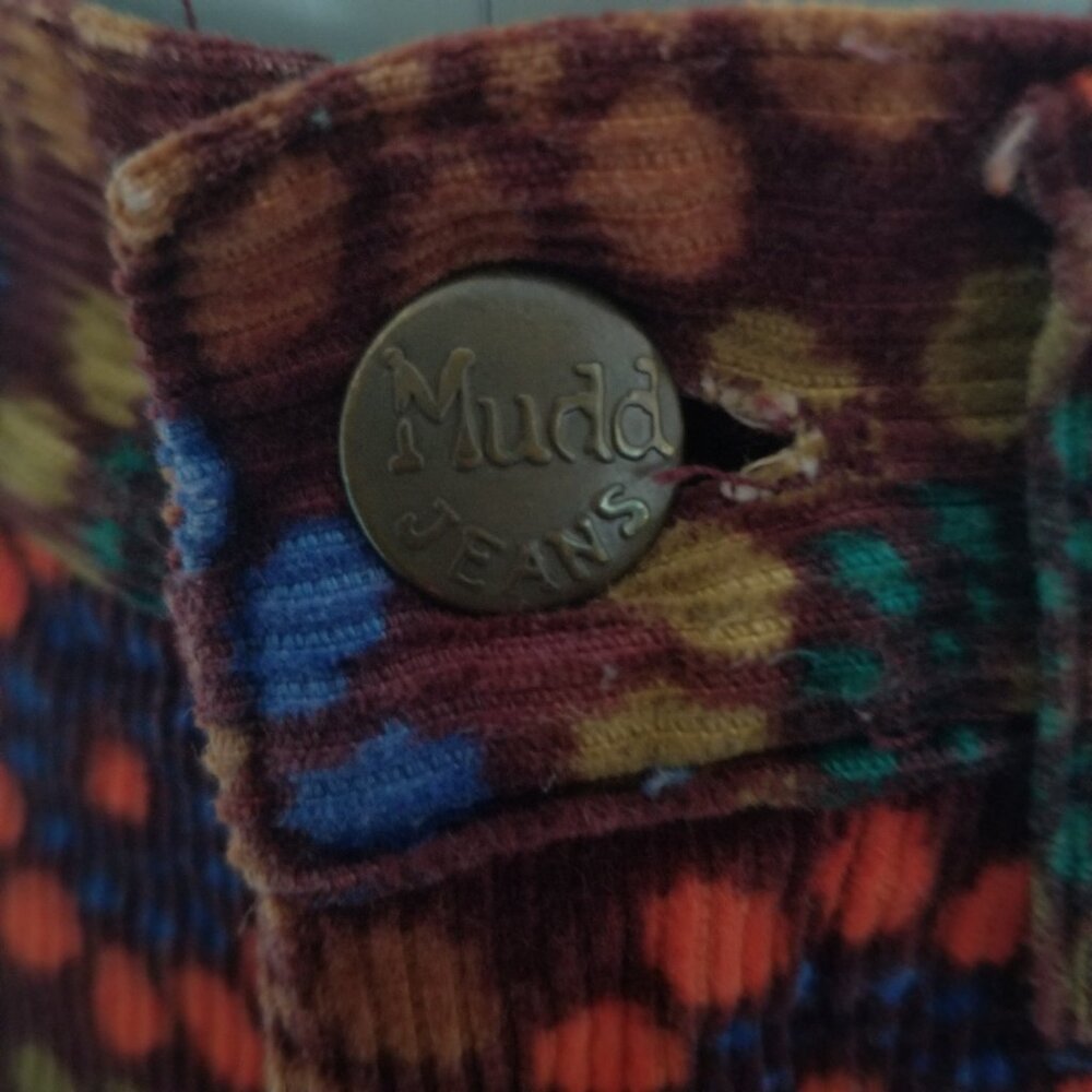 Vintage MUDD Floral Corduroy Pants (original owner) - Rare Find - Picture 4 of 14